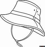 Bucket Hat Coloring Page  Easy Drawing Guides sketch template