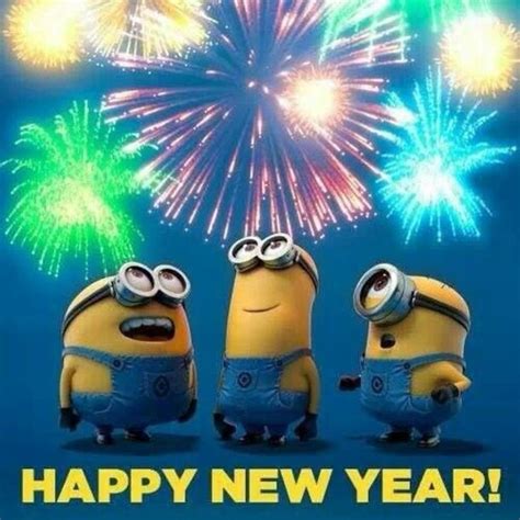 10 Happy New Year Minion Quotes | Happy new year minions, Minions, Minions new year