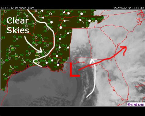 Rain moves out… | Meridian Mississippi Weather Blog