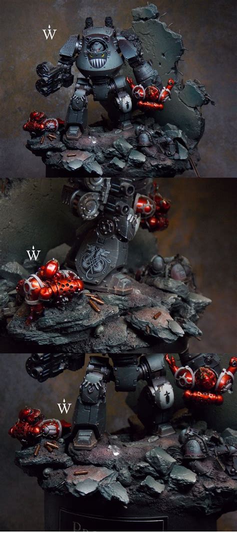 Space Wolves Contemptor (Prospero Burns) | Space wolves, Miniature painting, Warhammer