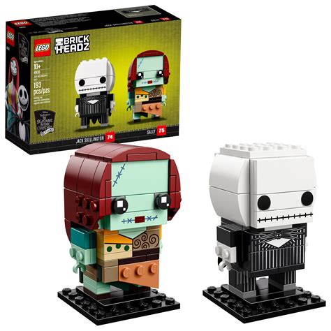 LEGO BrickHeadz Jack Skellington & Sally 41630 (193 Pieces) – Walmart ...