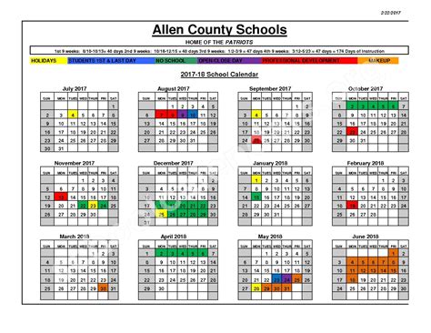 Owens Academic Calendar