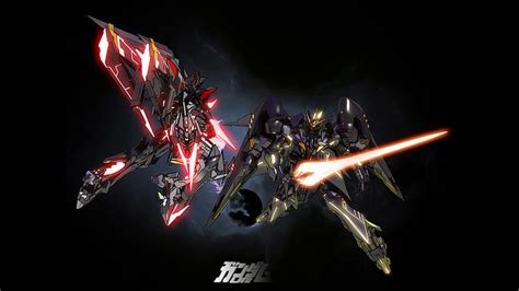 Uranus vs Sariel Gundam, gundam, sariel, red, mecha, uranus, dark, beam saber, HD wallpaper | Peakpx