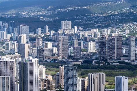 Skyscrapers in Honolulu City Skyline · Free Stock Photo