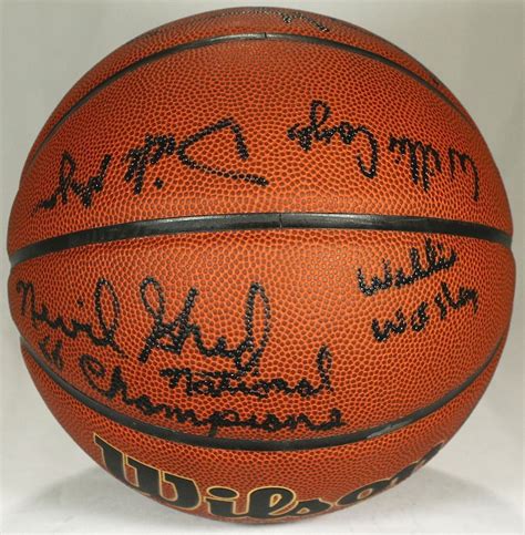 1965-66 Texas Western Basketball Team-Signed by (14) with Don Haskins ...