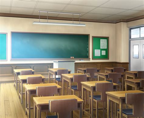 School Anime Scenery Background Wallpaper | Anime background, Anime ...