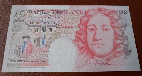 British Banknote Seller £50 Kentfield B377 First Run (UNC) A01 000284 – Low Serial Number