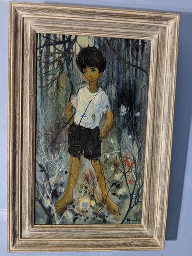 Jean Baptiste Valadie Oil Painting Of Boy