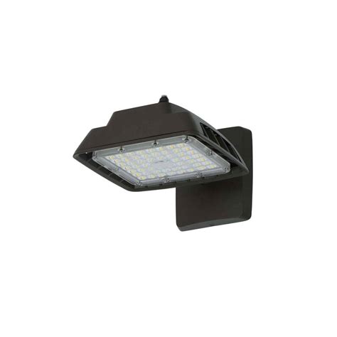 Commercial Electric 150W Equivalent Integrated LED Bronze Outdoor ...