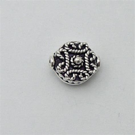 India Silver, 8x11mm Decorative Coin | 2ct Bag