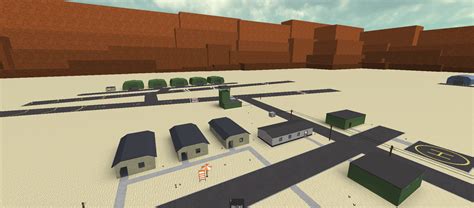 I built a Military Airfield with Hangers and A control Tower : r/roblox