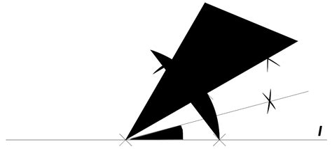 Constructing a 60°, 30° or 15° Angle