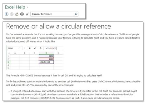 How to Find Circular Reference in Excel ? Solved your warning & errors