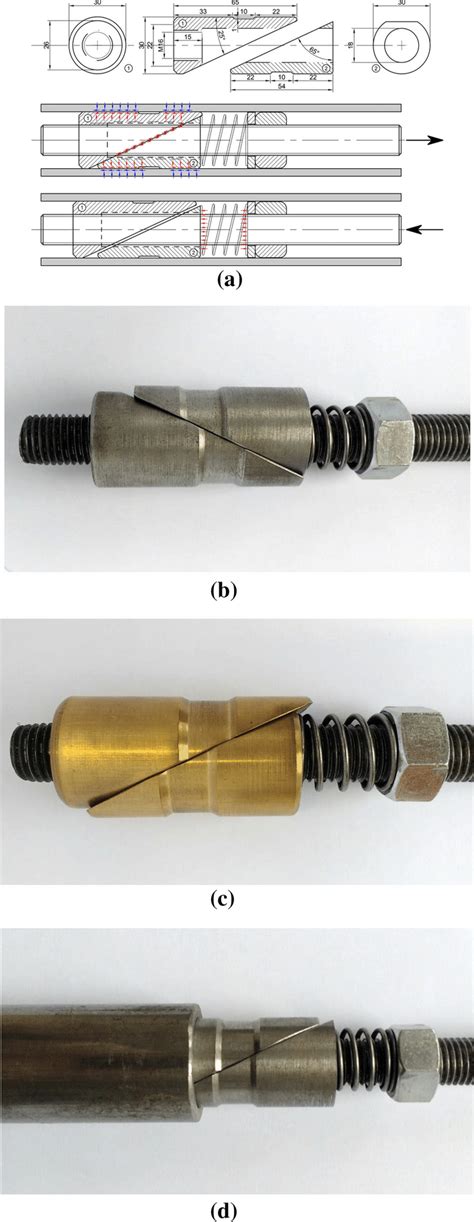 Concept prototype of unidirectional friction damper device: a geometry... | Download Scientific ...