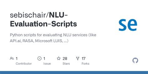 GitHub - sebischair/NLU-Evaluation-Scripts: Python scripts for evaluating NLU services (like API ...