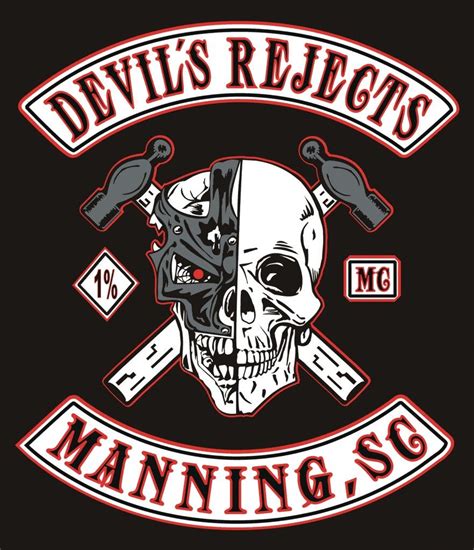 Devils Rejects Biker Logo, Motorcycle Logo, Motorcycle Clubs, Motorcycle Design, Bike Gang ...