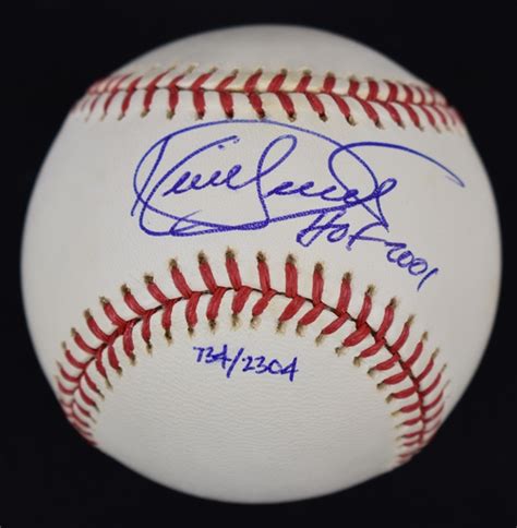 Lot Detail - Kirby Puckett Autographed & Inscribed HOF 2001 Limited Edition Baseball w/Puckett ...