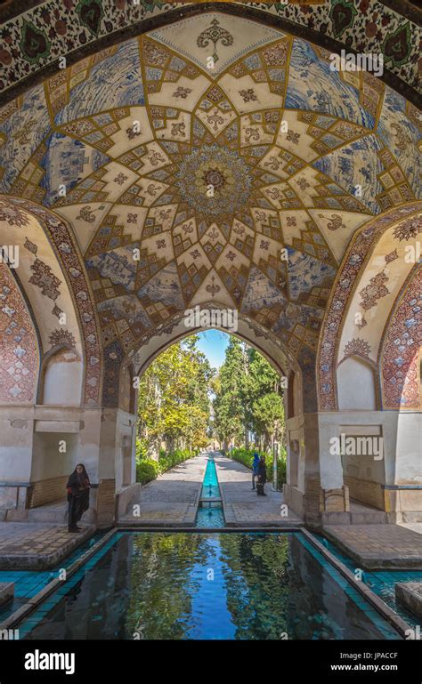 Iran, Kashan City, Fin Garden, UNESCO, W.H Stock Photo - Alamy