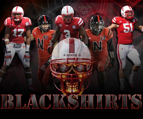 Wallpapers By Wicked Shadows: Nebraska Blackshirts 2012 Wallpaper