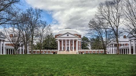 Lawn and Rotunda at University of Virginia Photograph by Jerry Gammon ...