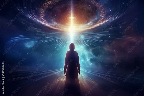 Spiritual awakening astral universe. Generate Ai Stock Illustration | Adobe Stock