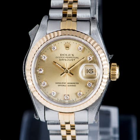 Rolex Oyster Perpetual Datejust ref. 69173 diamonds - 26mm - MD Watches