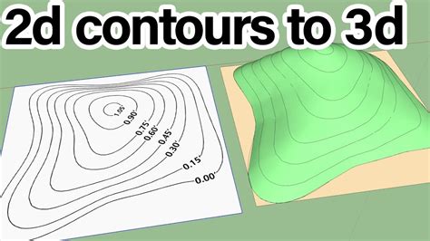 Convert Topographic Map To 3d