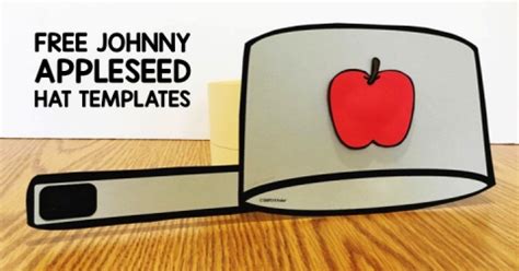 Free Johnny Appleseed Hat - Simply Kinder | Johnny appleseed craft, Johnny appleseed activities ...