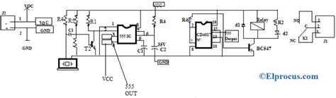 Clap Switch Circuit With Relay - Circuit Diagram