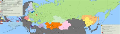 The Russian Empire Administrative Map by TheFalconette on DeviantArt