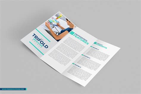 Free Tri-Fold Brochure Mockup