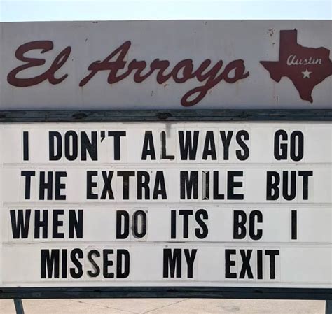 These 18 Funny Signs From an Iconic Texas Restaurant Will Brighten Your Day | My Modern Met