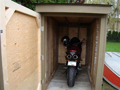 Here a How to build a motorcycle storage shed | Shed plans for free ...