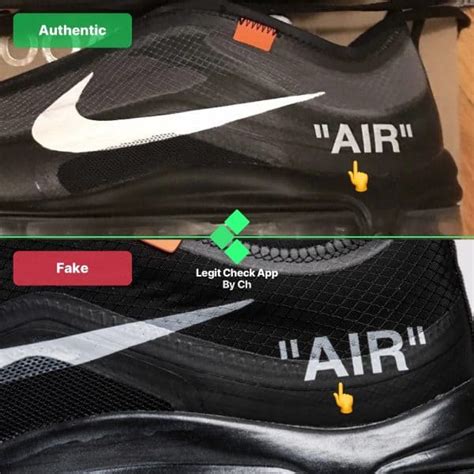 Off-White Air Max 97 Black Real Vs Fake Guide - Legit Check By Ch