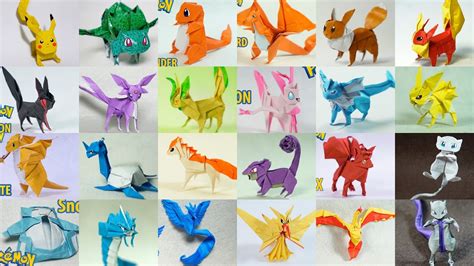 Top Paper Pokemon - Origami Pokemon (Henry Pham) - YouTube