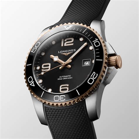 OceanicTime: LONGINES HydroConquest Two-Tone BLACK 41MM