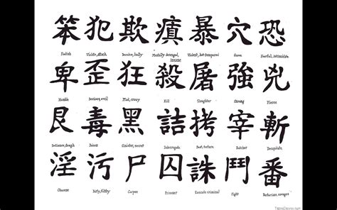 chinese words symbols meaning tattoo flash sayfa 2 dvme tattoo design ...