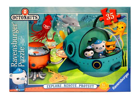 Disney Octonauts Explore Rescue Protect 35 Piece Jigsaw Puzzle Game 4005556087150