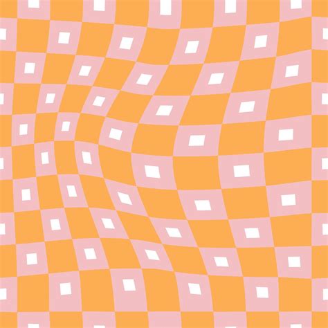 70s trippy grid retro seamless pattern in pink and orange 13530913 Vector Art at Vecteezy