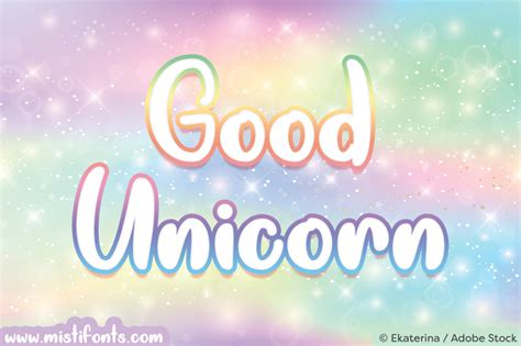 Good Unicorn Font | dafont.com