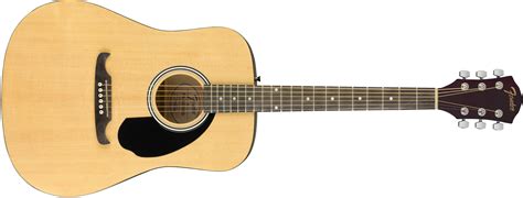 Fender FA-125 NT Acoustic Guitar Natural w/Bag - 961210121