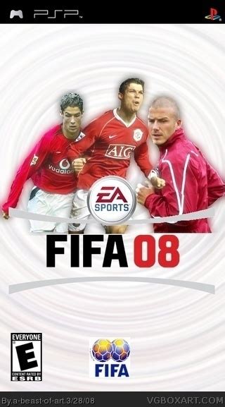 FIFA 08 PSP Box Art Cover by a-beast-of-art