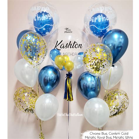 Happy Birthday Bouquet – With 24” Personalised balloon | Customised Helium Balloon Delivery ...