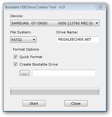 Free Bootable USB Drive Creator Tool For Windows | Megaleecher.Net