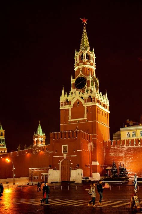 Night Moscow. Red Square.Kremlin. Moscow Red Square, Tsar Nicholas ...