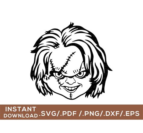 Chucky / Digital Cut File / Svg Png Dxf Pdf Eps | Etsy