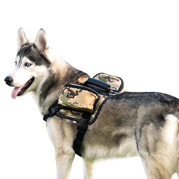 Dog Backpack Harness Pet Carrier Saddle Bag Adjustable Pet Reflective – OnTrack Outdoor Pty Ltd