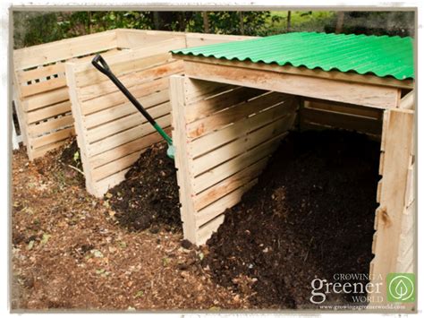 Shed With Porch Update: Build Your Own Pallet Compost Bin