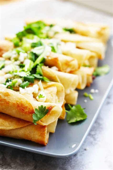 Easy Traditional Flautas de Pollo – fusion craftiness