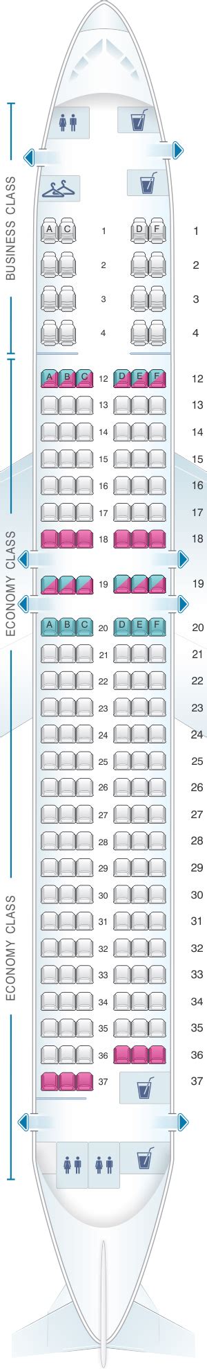 Seat Map Air Canada Boeing B737 MAX 8 | SeatMaestro